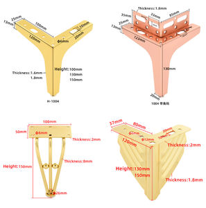 Metall Sofa Beine Hersteller Großhandel Custom Alle Möbel Beine Metall Hardware Zubehör Stativ Beine für Schränke - Product Image 4