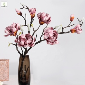 Nuovo Fiore di Magnolia Artificiale in Stile Cinese da 70cm per Decorazione di Casa, Tavola da Pranzo e Centri Commerciali, Fiore Bianco in EVA, Nuova Collezione - Product Image 5