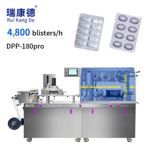 Elektrische Vlakke Plaat Alu Alu Tablet Capsule Verpakkingsmachine Nieuwe Pil Blister Afdichting Vormen Strip Blister Verpakkingsmachine Voedsel - Product Image 1