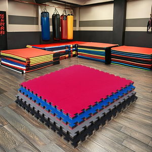 Tapete de Kickboxing Unisex de Alta Calidad, EVA Entrelazado, 4cm de Grosor, para Entrenamiento de Taekwondo, Karate, Judo, Jiu-Jitsu, <span class=keywords><strong>SAMURAI</strong></span>, MMA, Boxeo - Product Image 1