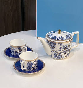Wholesale Best Selling Modern Simple Ceramic <b>Coffee</b> Set Afternoon <b>Gift</b> <b>Box</b> Tea Set Cup and Saucer - Product Image 1