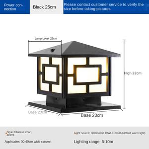 Extérieur Imperméable Cour Solaire Décoration Couloir Jardin Dimmable Led Solaire Colonne Lumières/Lampe Solaire/Solaire Jardin Lumière - Product Image 6