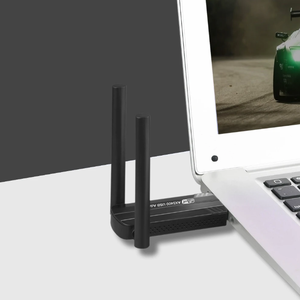 Adaptador AX-3008 USB 3.0 WIFI 6e con Doble <span class=keywords><strong>Antena</strong></span>, Tarjeta de Red de 5400M, Adaptador WiFi Tri-Banda 2.4G <span class=keywords><strong>5G</strong></span> <span class=keywords><strong>para</strong></span> PC, <span class=keywords><strong>Laptop</strong></span>, Tablet y Controlador - Product Image 4