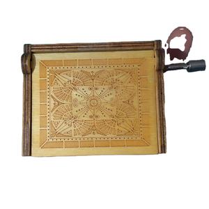 Nueva <span class=keywords><strong>Caja</strong></span> de Música de Madera con Manivela, Personalizada, Grabada con Láser - Product Image 2