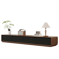 Ensemble de meuble TV et table basse en bois massif, style moderne minimaliste multifonctionnel, pour salon, meubles assortis pour la maison