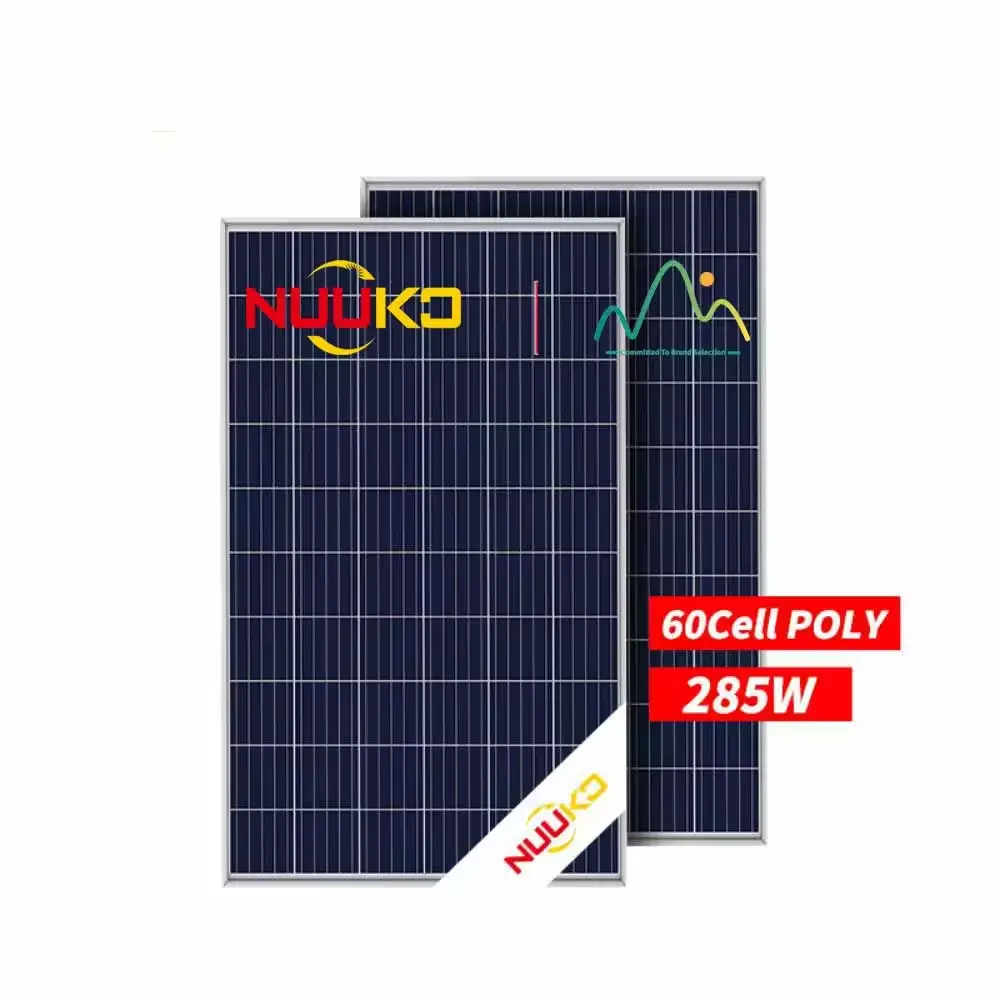 Painel solar bifacial NKP-60 Painel solar 270W 275W 280W 285W 157mm Módulos fotovoltaicos poli sistema de energia fotovoltaica amarrado em grade de fábrica