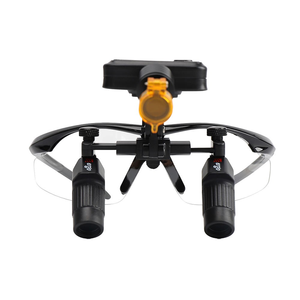 歯科用エルゴ外科用ルーペLEDライト付き歯科用4X歯科用マグネミック・メガネ歯科用新品 - Product Image 1