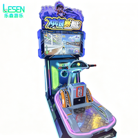 Machine de jeu d'arcade pour enfants à monnayeur, simulateur de surf, de conduite, de course et de canoë, machine de jeu de surf pour enfants