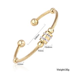 Pulseras de Alta Calidad a Bajo Precio, Brazaletes de Circonia Cúbica AAA, Pulsera con Dijes Dorados para Mujer - Product Image 2