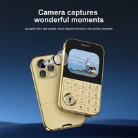 Mini téléphone portable V9, écran 2,01 pouces, double SIM, réseau GSM 2G, mini clavier, voix magique, petit bouton, appareil compact