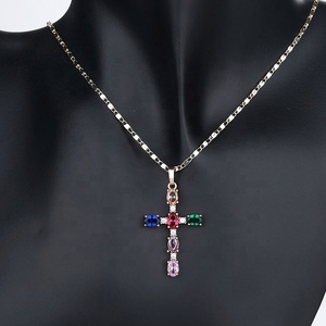 ชุดเครื่องประดับแฟชั่นขายส่ง Bijouterie Joyeria Bisuterias Oro ต่างหูและสร้อยคอสำหรับผู้หญิง - Product Image 6