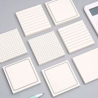 Papeterie de bureau, notes adhésives personnalisées, papeterie kawaii, blocs-notes pliables, index, notes adhésives