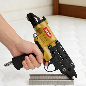 SC7C 130PCS Herramientas Neumáticas para Anillos <span class=keywords><strong>de</strong></span> Retención <span class=keywords><strong>de</strong></span> Tapicería, para Jaulas, Cercas, Asientos, <span class=keywords><strong>Pistola</strong></span> Neumática para Anillos <span class=keywords><strong>de</strong></span> Retención <span class=keywords><strong>de</strong></span> 15GA, Clavadora <span class=keywords><strong>de</strong></span> Anillos en C <span class=keywords><strong>de</strong></span> 24mm - Product Image 3