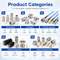 Adaptateur RF N mâle vers N femelle, connecteur coaxial pour câble d'antenne et communication sans fil