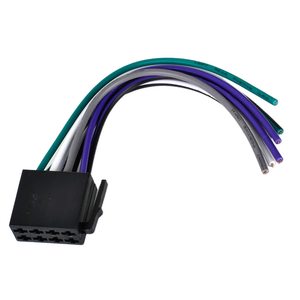 Wire harness fabricante carro ISO amplificador com 8 pinos conector fiação kit completo para atualização do veículo - Product Image 4