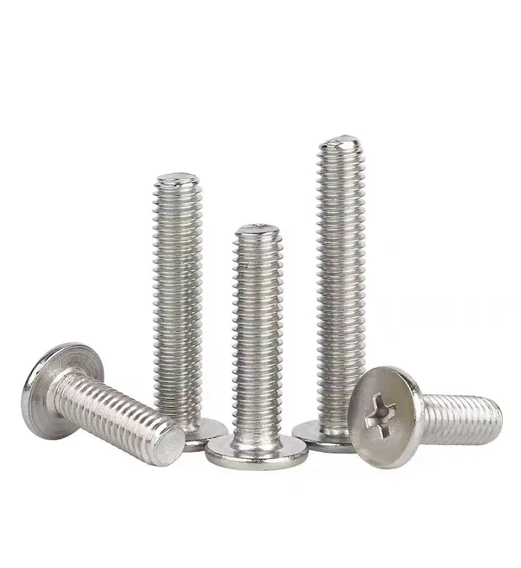 Factory supply CM ultra-thin large flat head screw phillips head cross recessed screw machine screw