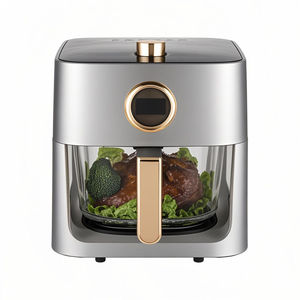 1200W เครื่องทอดไร้น้ำมันระบบไฟฟ้าอัจฉริยะมัลติฟังก์ชันภาพดิจิตอลเครื่องใช้ในครัวเรือนแก้วพลาสติกทรงสี่เหลี่ยมเยอรมันกลางแจ้ง - Product Image 5