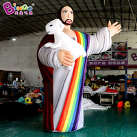Ballon publicitaire gonflable géant de la Nativité, modèle de Jésus gonflable pour la décoration de scènes de Noël et de Pâques