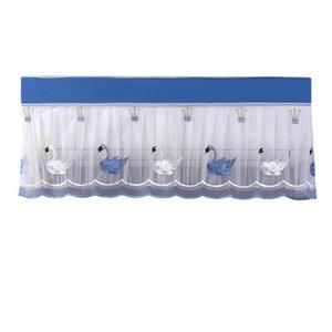 Housse de protection pour climatiseur mural de 92 pouces, élastique, anti-poussière, style moderne et minimaliste, avec bordure en dentelle - Product Image 5