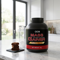 Protein Powder Mass Gainer untuk Peningkatan Massa Otot, Penambah Berat Badan Tinggi Kalori, Suplemen Nutrisi Pasca Latihan, Ukuran Besar