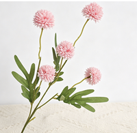 Fleurs de chrysanthème en soie faites à la main, design moderne, accessoires de décoration pour mariage et jardin, longue durée, toucher naturel