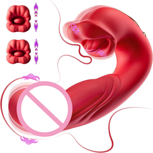 Großhandel 3-in-1 Vibrator für Frauen mit 7 Frequenzen, USB-Stromversorgung, Neues Exportmodell mit Mundklappe, Zunge und G-Punkt-Stimulation - Product Image 5