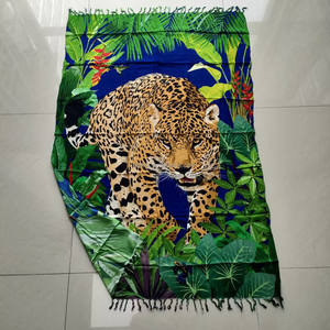 Roupa de praia de verão para mulheres, sarongues de pano com desenho de flores e ilhas tropicais, moda feminina de melhor qualidade - Product Image 2