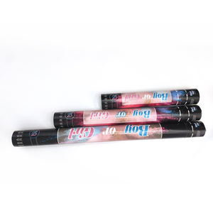 قنابل دخان للكشف عن جنس المولود باللونين الأزرق أو الوردي، مقاس 12/18/20 بوصة، قابلة للتحلل بنسبة 100%، قنابل بودرة هولي - Product Image 3