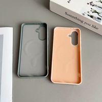 Coques de téléphone populaires BAILI pour Samsung A37/A57/A17/A55 – Housse mobile mate bicolore antidérapante et agréable au toucher
