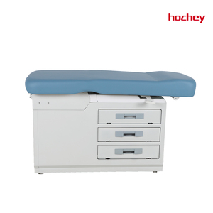 Cama <span class=keywords><strong>de</strong></span> Examen Ginecológico Económica Hochey con Respaldo Ajustable y 5 Cajones para Uso Clínico y Hospitalario - Product Image 4