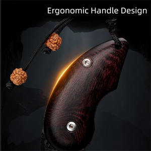 <span class=keywords><strong>Cuchillo</strong></span> <span class=keywords><strong>Karambit</strong></span> Coleccionable de Acero de Damasco con Diseño Plegable - Product Image 4