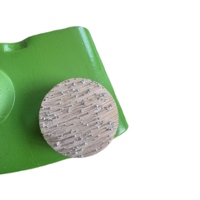 La Chine meilleur fournisseur outil abrasif HTC diamant chaussures de meulage utilisées sur la rectifieuse de sol pour disque de meuleuse de béton