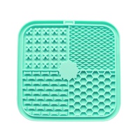 Tapis de léchage pour animaux de compagnie avec logo personnalisé, écologique, anti-étouffement, pour une alimentation lente, pour chiens et chats, accessoire alimentaire