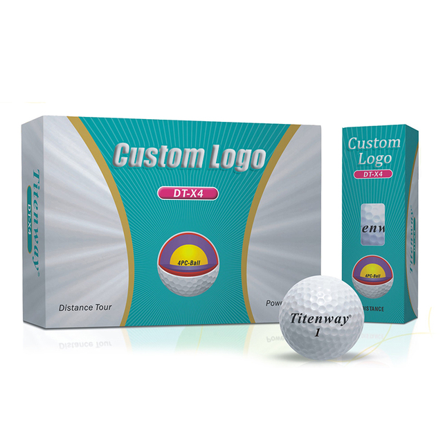 Wholesale 2/3/4 Layer Golf Balls Custom Tournament Durable Urethane Distance Soft Durable Professional Golf Ball Professional