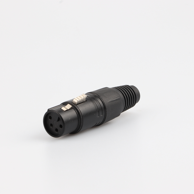 3 Pin XLR Connector Metal Audio Connector for Microphone Audio Mixer Speaker Professional Sound System Cable Assembly