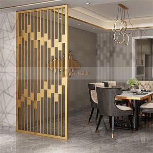 ANN049 Customized Modern Coated Stainless Steel 304 Multifunctional <b>Room</b> <b>Divider</b> for Interior Engineering Decoration Project - Product Image 4