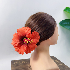 Nhà Máy Bán Buôn Nhân Tạo Hibiscus Lớn <span class=keywords><strong>Eva</strong></span> Bọt Hoa Hawaii Cho Bữa Tiệc Đảo Nhiệt Đới - Product Image 5
