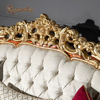 Ensemble de canapés en bois massif de style européen de luxe avec fauteuil inclinable haut de gamme sculpté à la main pour le salon