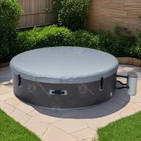 Spa gonflable en PVC DWF, bain à remous portable pour extérieur, pour la maison, le jardin, les centres de villégiature, fabricant de marques privées sur mesure