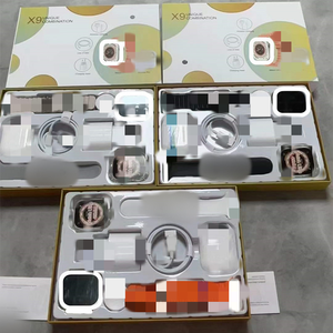 2025 nóng bán 5in1 không thấm nước X9 kết hợp độc đáo S10 Đồng hồ thông minh đặt Montre connecte không dây Earbuds sạc không dây - Product Image 3