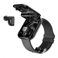 Reloj Inteligente con Auriculares Inalámbricos Dos en Uno Modelo T1 2025, Monitor de Sueño de Gel de Sílice, Frecuencia Cardíaca, Pantalla TFT, IP67, Carga Magnética