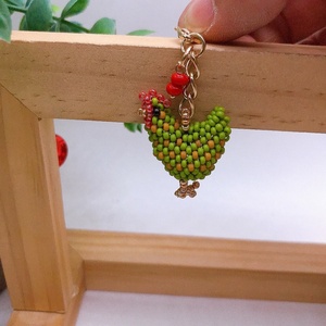 Accesorios para Bolsos Escolares de Niñas Hechos a Mano, Decoración para Bolsos Infantiles, Cuentas Pequeñas, Regalo de Recuerdo Festivo DIY, Llavero de Pollito Adorable - Product Image 5