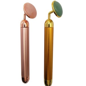 2019 new Jade Rose quartz rouleau facial électrique vibration barre de beauté de rouleau de massage pour le <span class=keywords><strong>visage</strong></span> - Product Image 4