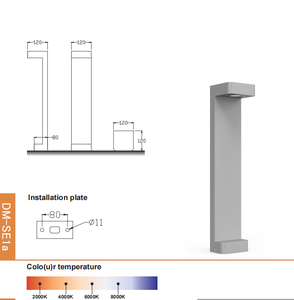 <strong>Cheap</strong> Aluminum Waterproof IP65 14W 19W 24W External Led Lawn Walkway Garden Path Outdoor Pathway <strong>Bollard</strong> Lights - Product Image 2
