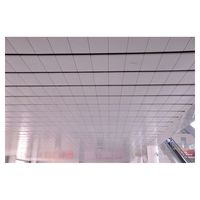 Fabricant Foshan Carreaux de plafond métalliques en aluminium perforé Panneaux de plafond à clip en aluminium ignifuge commercial
