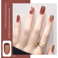 Vente en gros de vernis à gel glacé 15ml vernis à ongles gel UV transparent de marque privée