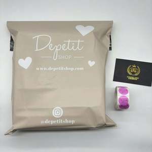 Sacs d'expédition écologiques personnalisés avec logo imprimé, imperméables, biodégradables, en polyéthylène, pour vêtements, chaussures et chaussettes - Product Image 1