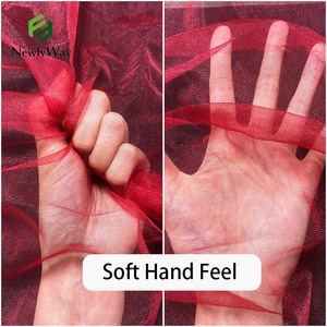 Sẵn Sàng Để Tàu Bán Buôn Phổ Biến Tricot Sáng Bóng Vải Tuyn Tutu Nylon Net Kim Cương Mỹ Lưới Vải Tuyn Vải Cho Dresses - Product Image 5