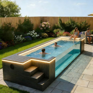 Piscine hors sol robuste, résistante à la corrosion, piscine familiale - Product Image 3