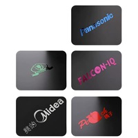 Quantité minimale de commande faible, étiquettes métalliques personnalisées de luxe imperméables imprimées en 3D par transfert UV, autocollants métalliques personnalisés avec logo en feuille d'or